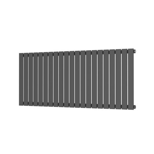 Alonso Single Horizontal 600mm x 1430m Designer Radiator - Anthracite (16042)