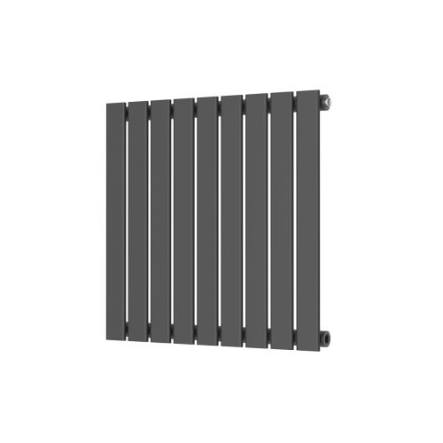 Alonso Single Horizontal 600mm x 614mm Designer Radiator - Anthracite (16046)