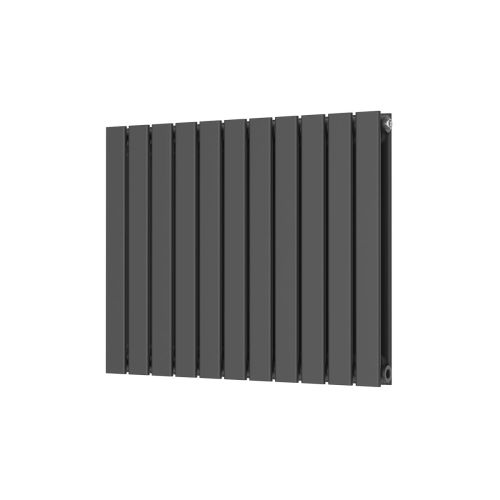 Alonso Double Horizontal 600mm x 750mm Designer Radiator - Anthracite  (16060)