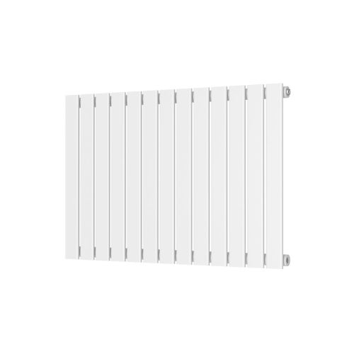 Alonso Single Horizontal 600mm x 886mm Designer Radiator - White (16051)