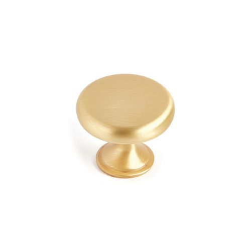 Harrogate Traditional Knob Handle - Brushed Brass (13905)
