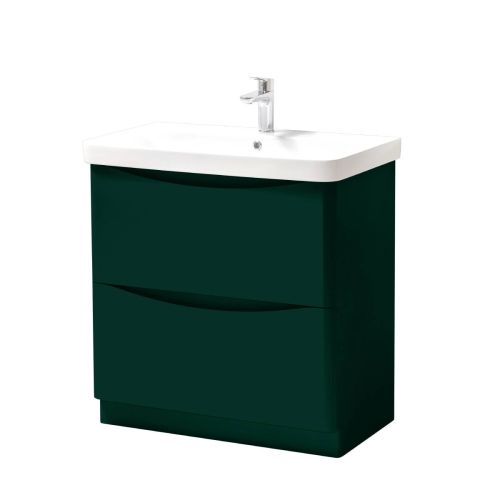 Happi 800mm Floorstanding Vanity Unit & Basin - Azure 