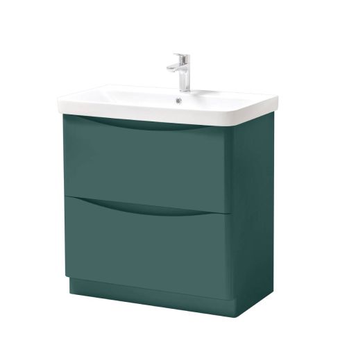 Happi 800mm Floorstanding Vanity Unit & Basin - Goblin 