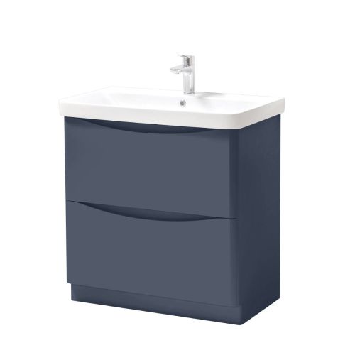 Happi 800mm Floorstanding Vanity Unit & Basin - Juniper Ash 