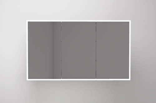 Bella LED Mirror Cabinet 1200 x 700mm Three Door Demister with Shaver and Bluetooth