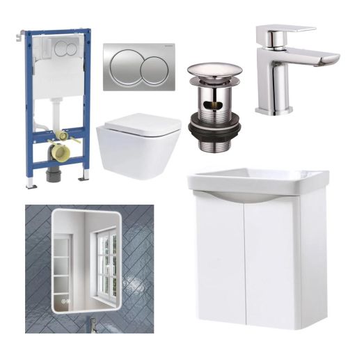 Geberit Wall Hung Toilet & Vanity Bundle