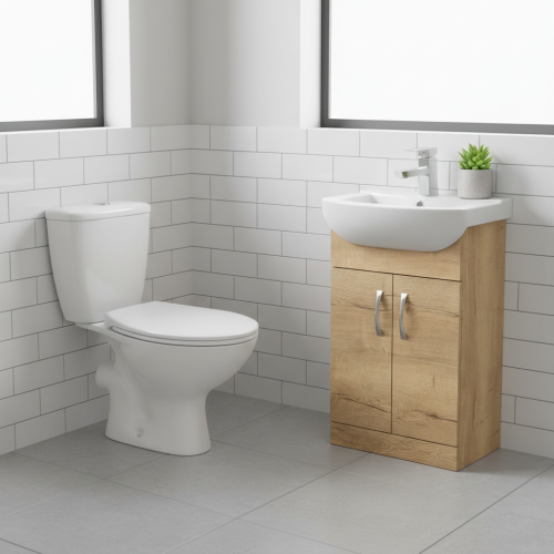 Ikoma 550mm Vanity, Vitra Toilet and Haworth Tap Deal