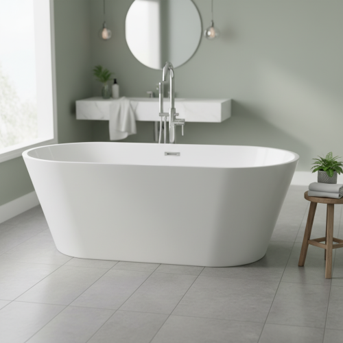 Viktor Benson Cancun Freestanding Bath 1700 x 800 x 600mm with Air Jets