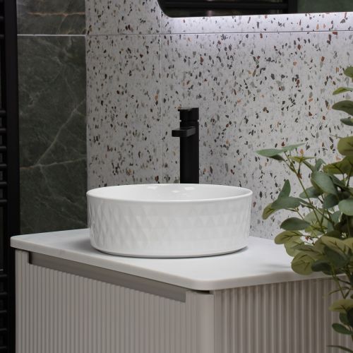 Objekt Ceramica Tahoe 360mm Counter Top Basin - Diamond Design