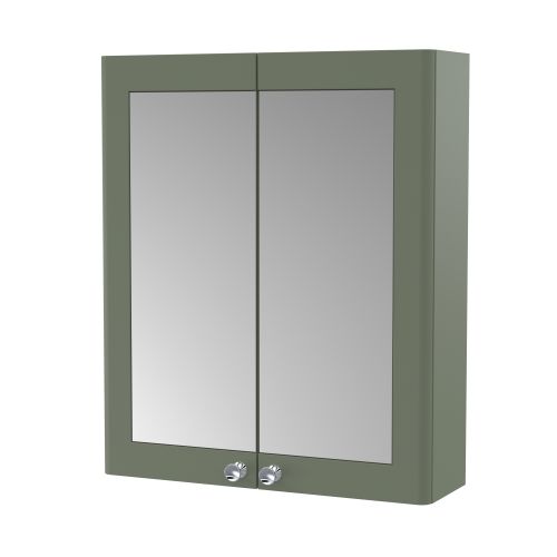 Nuie 600mm Green Mirror Cabinet