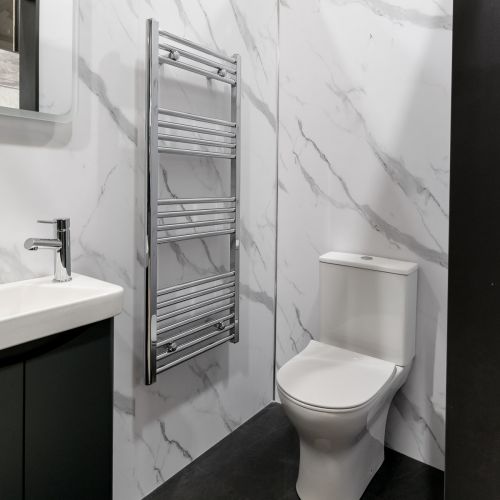 Lusso Panel Calacatta Marble Tile 1m Twin Pack (21187)