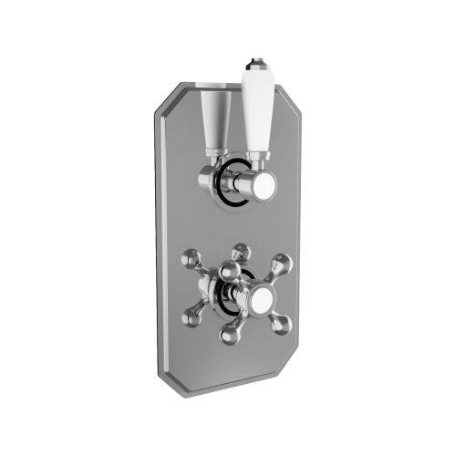 Harrogate Traditional Twin Concealed Valve with Diverter (15890)