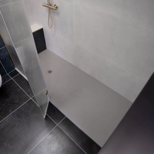 Poalgi 2000 x 800mm Slate Wetroom Tray - Cemento (1779)