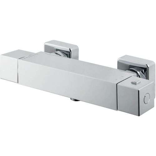 Vema Square Single Outlet Thermostatic Bar Valve