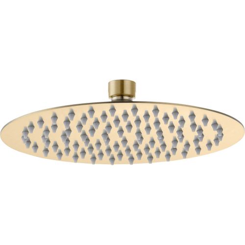 Ari Design 250mm Round Showerhead - Brushed Brass