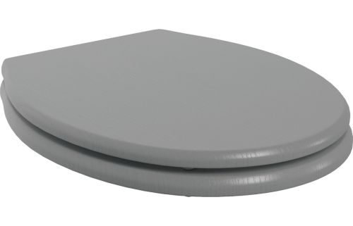 Ari Design Asher Soft Close Wood Effect Toilet Seat - Grey Ash