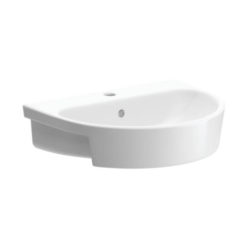 Ari Design Budapest 555x435mm 1 Tap Hole Semi Recessed Basin