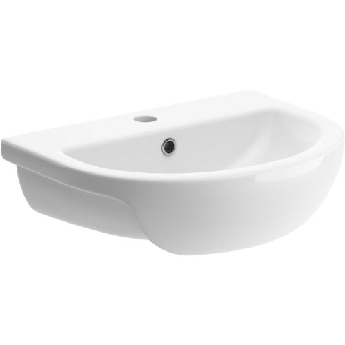 Ari Design Tirana 500x390mm 1 Tap Hole Semi Recessed Basin