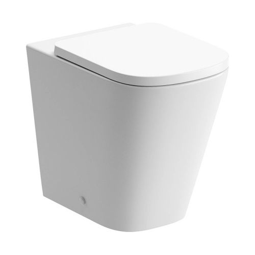 Ari Design Talinn Rimless Back To Wall Comfort Height Toilet & Soft Close Seat