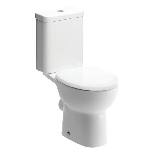 Ari Design Tirana Close Coupled Open Back Toilet & Soft Close Seat