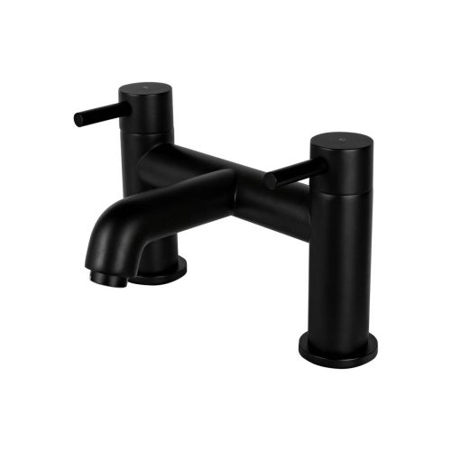 Vema Maira Deck Mounted Bath Filler - Black