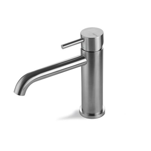 Vema Tiber Basin Mixer - Stainless Steel