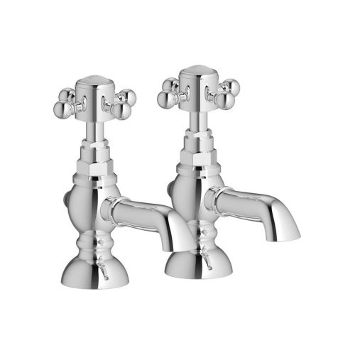 Ari Design Weston Basin Pillar Taps - Chrome