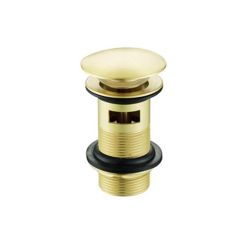 Ari Design Slotted Mushroom Basin Waste (1 1/4") - Brushed Brass