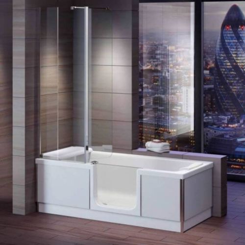 Bathe Easy Style Easy Access 1700mm Shower Bath, Screen & Panels - Right Hand (1032)
