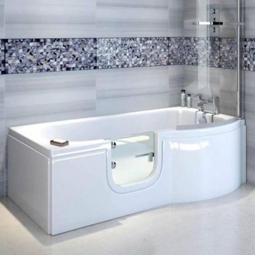 Bathe Easy Concert Easy Access 1675mm P-Shape Bath, Screen & Panels - Left Hand (1025)