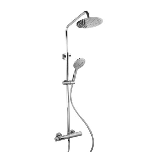 Eliseo Ricci Curve Plus Thermostatic Rain Shower with Diverter (11105)