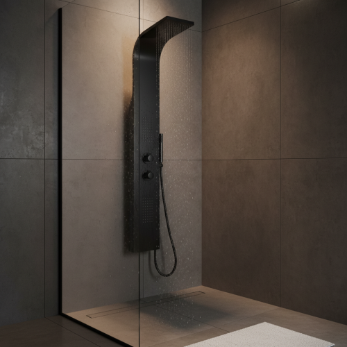Eliseo Ricci Vesu Shower Tower - Gun Metal