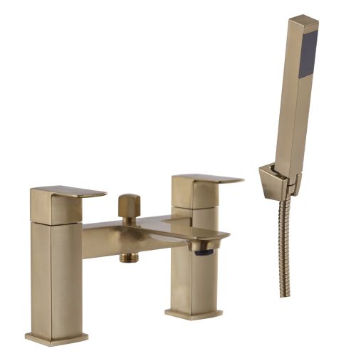 Eliseo Ricci Vesu Bath Shower Mixer - Brushed Brass (15672)