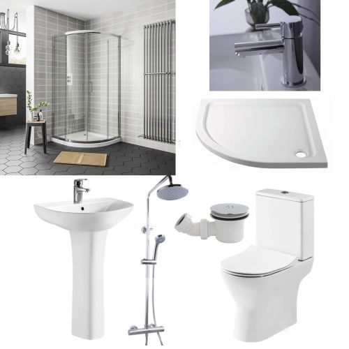 Freya Complete Quadrant En-Suite Pack (13622)