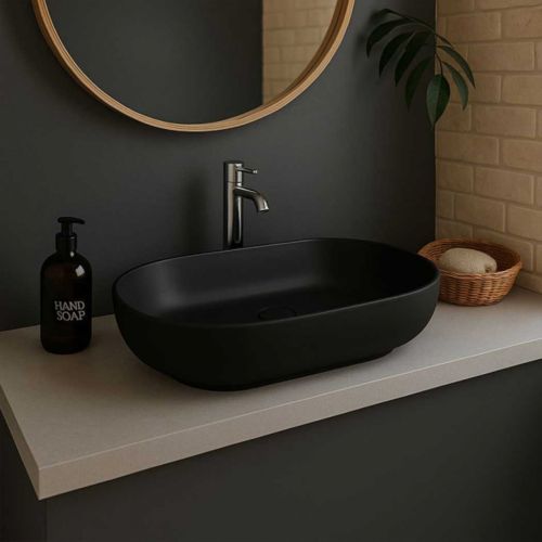 Rak Feeling 430mm Countertop Basin - Black
