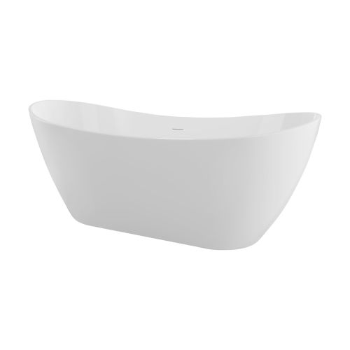 Viktor Benson Taha 1700 x 730mm Freestanding Bath - Matt White (20693)