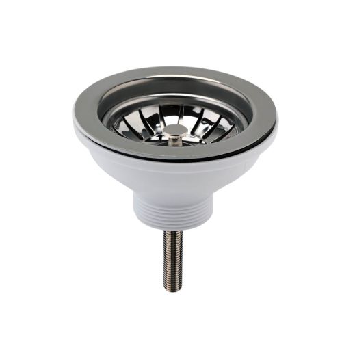 Nuie Strainer with Pull Out Basket - Brushed Gun Metal (20384)