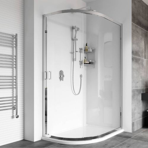 Roman Haven8 1 Door 1000 x 800mm Offset Quadrant Shower Enclosure (12904)