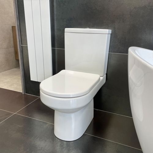 Nuie Harmony Close Coupled Toilet & Soft Close Seat