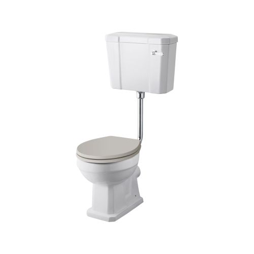 Harrogate Traditional Low Level Toilet & Soft Close Seat (15888)