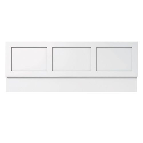 Harrogate 1700mm Wooden Bath Panel - Arctic White (15941)