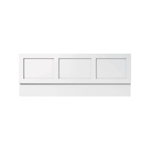 Harrogate 700mm Wooden Bath End Panel - Arctic White (15945)