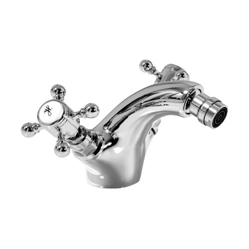 Harrogate Brassware Mono Basin Mixer With Push Waste - Chrome (15901)