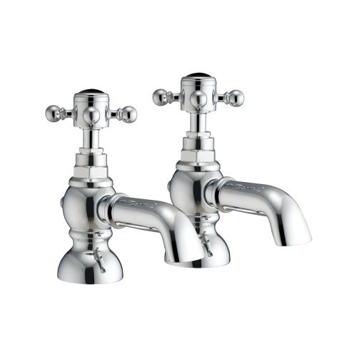 Harrogate Brassware Bath Taps - Chrome (15965)