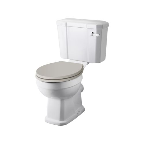 Harrogate Comfort Height Close Coupled Toilet & Soft Close Seat (15885)