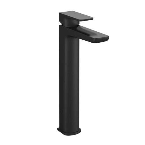 Eliseo Ricci Sharpe Tall Basin Mixer - Matt Black (2344)