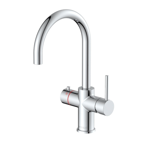 3 in 1 Boiling Water Tap U Spout - Chrome