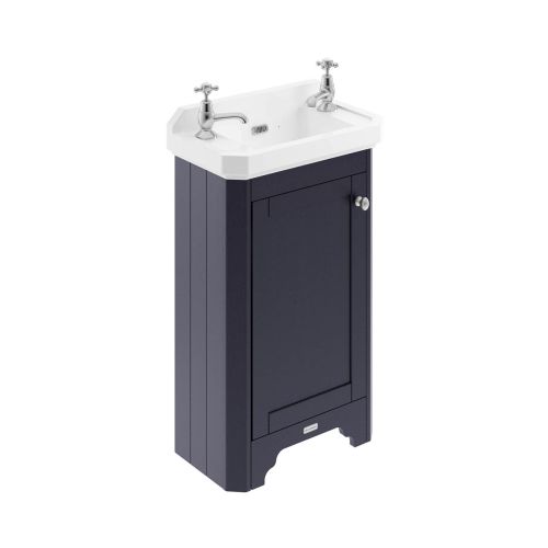 Hudson Reed Traditional Old London Twilight Blue 515mm Cabinet & Basin