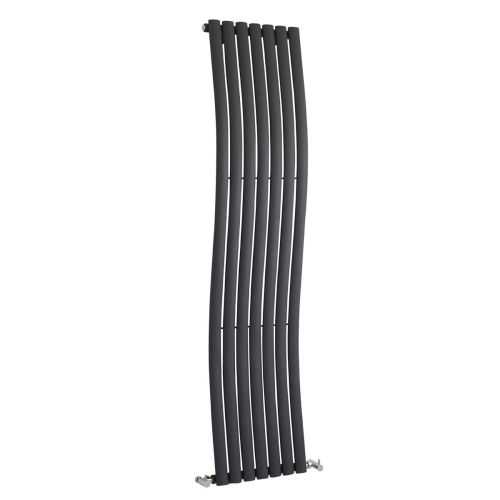 Hudson Reed Revive Wave Designer Radiator - Anthracite (18508)