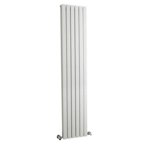 Hudson Reed Panel Double Panel Designer Radiator - Satin White 1800x354mm (18510)